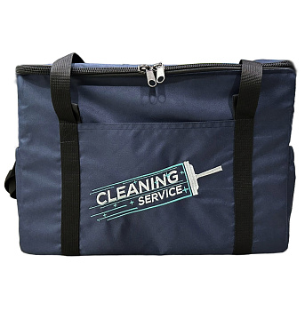 Фото Сумка мобильного клинера под химию и инвентарь Cleaning Service синяя для клининга SEILOR