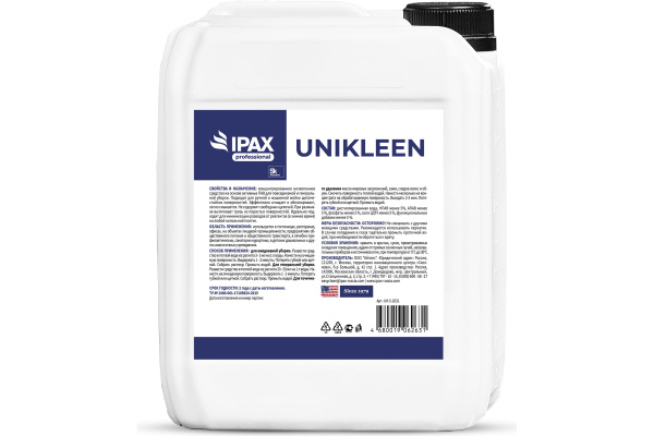 Фото Универсальный очиститель и обезжириватель Юниклин Unikleen IPAX, 5 л для клининга SEILOR