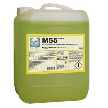 Фото Промышленный очиститель любых водостойких поверхностей M-55 Pramol, 10 л для клининга SEILOR