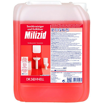 Фото Milizid Dr.Schnell Милицид Средство для очистки сантехники, 5 л для клининга SEILOR