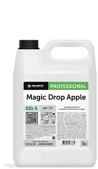 Фото Моющее средство с ароматом яблока для посуды Magic Drop Apple, 5 л для клининга SEILOR