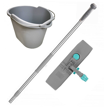 Фото Набор для мытья полов TTS Wet № 2 с блокировочной системой 40 см (рукоятка, держатель, ведро) для клининга SEILOR