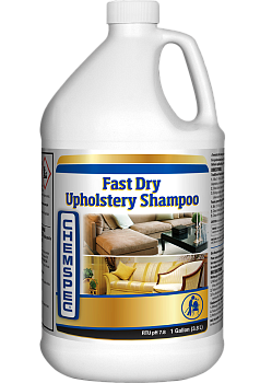 Фото Быстросохнущий высокопенный шампунь для мягкой мебели Fast Dry Chemspec, 3,78 л для клининга SEILOR
