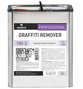 Фото Средство против граффити Graffiti Remover, 3 л для клининга SEILOR Фото Средство против граффити Graffiti Remover, 3 л для клининга SEILOR