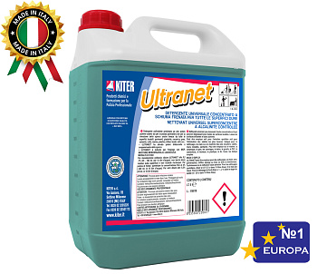 Фото Универсальный очиститель-обезжириватель для удаления загрязнений любой сложности Kiter ULTRANET, 5 л для клининга SEILOR