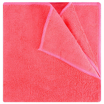 Фото Салфетка микрофибра 40х40 320 г/м красная для клининга SEILOR