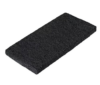 Фото Пад для скурблока черный очень жесткий 25х12 см для клининга SEILOR