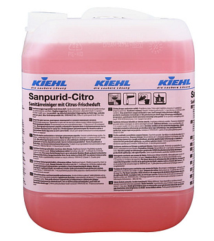 Фото Kiehl Sanpurid-Citro Высокоактивное средство для очистки сантехники с лимонным запахом, 10 л для клининга SEILOR