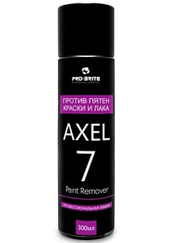 Фото Средство против пятен краски и лака Axel-7 Paint Remover Pro-brite, 300 мл для клининга SEILOR Фото Средство против пятен краски и лака Axel-7 Paint Remover Pro-brite, 300 мл для клининга SEILOR