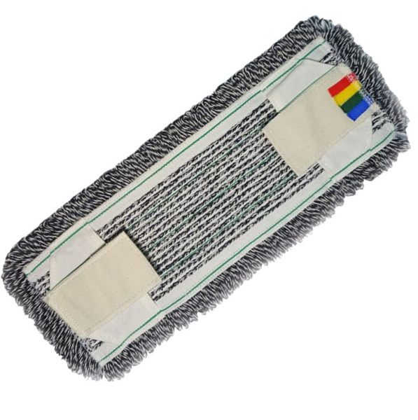Фото Моп тафтинговый комбинированный петлевой серый 50 см карман-язык для клининга SEILOR