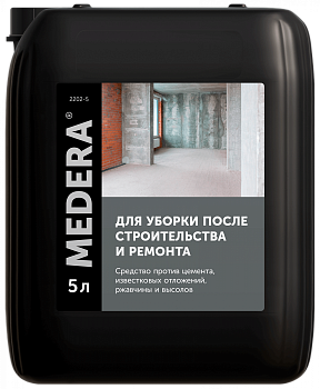Фото Medera Alfa-20 Средство для уборки после строительства и ремонта, 5 л для клининга SEILOR