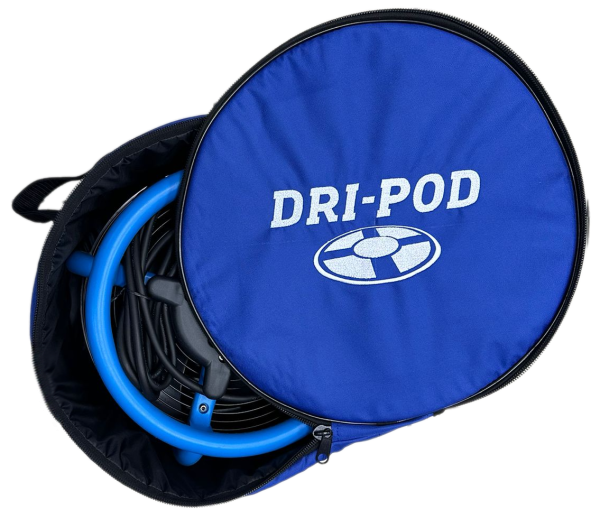 Фото Фен для сушки пола и ковров Dri-Pod с сумкой для переноски и хранения (синяя) для клининга SEILOR