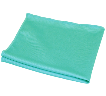 Фото Салфетка для стекол и зеркал 40х40 бирюзовый для клининга SEILOR