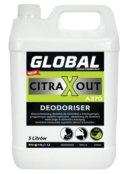 Фото Универсальный дезодорант для ковров и мебели Global CitraXout, 5 л для клининга SEILOR