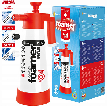 Фото Kwazar Venus Super Foamer HD Acid line Пеногенератор для кислоты pH 1-4, 2 л для клининга SEILOR