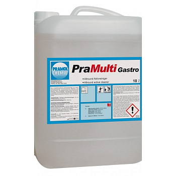 Фото Универсальное безвредное чистящее средство PRAMULTI GASTRO Pramol, 10 л для клининга SEILOR