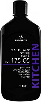 Фото Моющее средство для посуды Magic Drop Сlass E Neutral, 0,5 л для клининга SEILOR Фото Моющее средство для посуды Magic Drop Сlass E Neutral, 0,5 л для клининга SEILOR