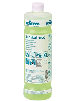Фото Kiehl Sanikal-Eco Щелочное средство для уборки санузлов с запахом свежести, 1 л для клининга SEILOR