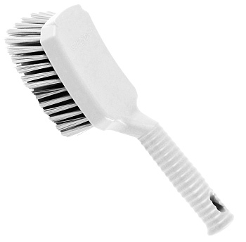 Фото Щетка с ручкой умеренно жесткая белая для клининга SEILOR