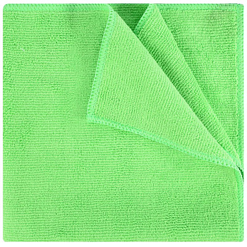 Фото Салфетка микрофибра 40х40 320 г/м зеленая для клининга SEILOR