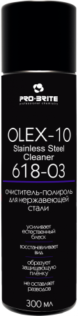 Фото Пена-полироль Olex-10 Stainless Steel Cleaner (аэрозоль) для клининга SEILOR