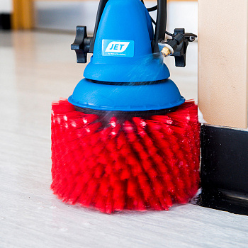 Фото Щетка круглая MotorScrubber красная для клининга SEILOR