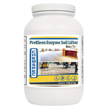 Фото Prekleen Enzyme Chemspec Щадящий преспрей для удаления белковых загрязнений, 2,7 кг для клининга SEILOR