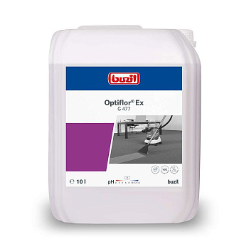 Фото Buzil G477 Optiflor Ex Средство для основной чистки ковров и мебели pH 7, 10 л для клининга SEILOR