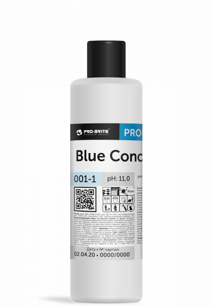 Фото Низкопенное средство для ежедневной и генеральной уборки Blue Concentrate Pro-brite, 1 л для клининга SEILOR