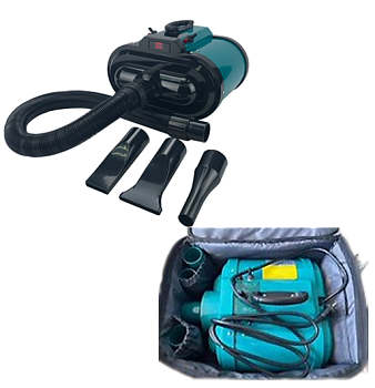 Фото Турбосушка двухтурбинная зеленая с сумкой для клининга SEILOR