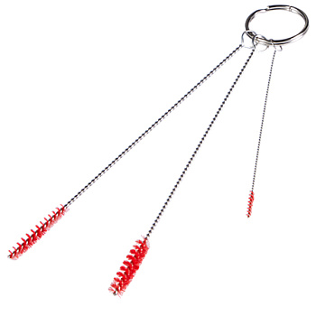 Фото Набор мини ершиков 2, 5, 6 мм красные для клининга SEILOR