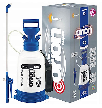 Фото Kwazar Orion Alka Line Помповый распылитель для щелочи pH 7-14, 6 л для клининга SEILOR