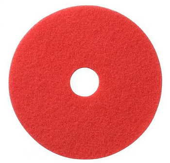 Фото Пад размывочный 17" 430 мм красный средний жесткости для клининга SEILOR
