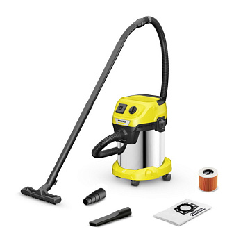 Фото Karcher WD 3 P S V-17/4/20 Пылеводосос с розеткой для клининга SEILOR