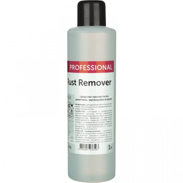 Фото Средство против пятен ржавчины, марганцовки и крови Axel-3 Rust Remover Pro-brite, 1 л для клининга SEILOR