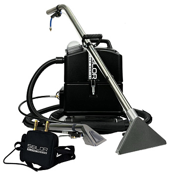 Фото Upgrade №10 Пылесос Santoemma Seilor Black HOT (9 бар, 2 металл.насадки, шланг 5 м, нагреватель) для клининга SEILOR