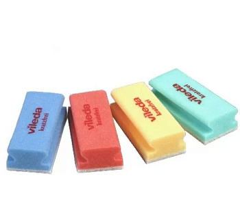 Фото Vileda Набор губок с мягким образивом (4 шт) для клининга SEILOR