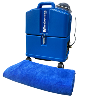 Фото Микрофибра подстилочная для защиты пола 190х90 420 г/м синяя для клининга SEILOR