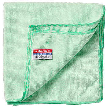 Фото Салфетка для уборки Vileda MicroTuff Plus (МикроТафф Плюc) зеленая для клининга SEILOR