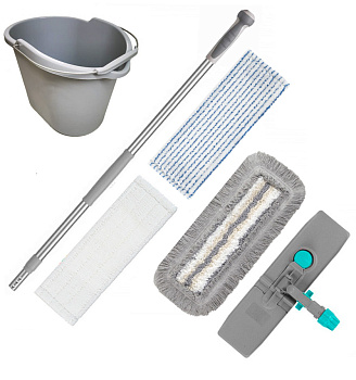 Фото Набор для мытья полов TTS Wet № 3 с блокировочной системой 40 см (рукоятка, держатель, ведро, моп-3) для клининга SEILOR