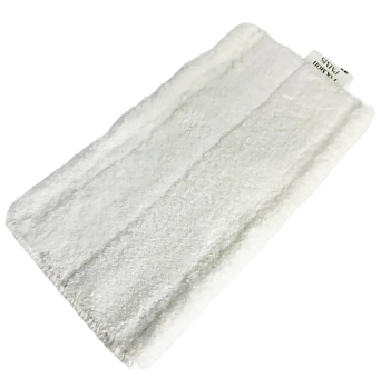 Фото Пад ручной из микрофибры белый для скурблока на липучке для клининга SEILOR