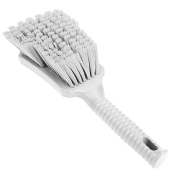 Фото Щётка с ручкой мягкая для химчистки и уборки 23115 белая для клининга SEILOR