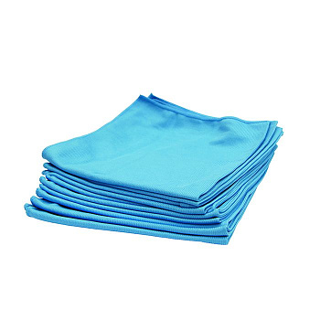 Фото Набор салфеток для стекол из микрофибра 40×40 350 гр/м, 10 шт для клининга SEILOR