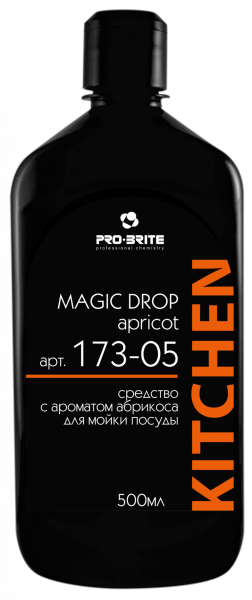 Фото Моющее средство с ароматом абрикоса для посуды Magic Drop Apricot, 0,5 л для клининга SEILOR
