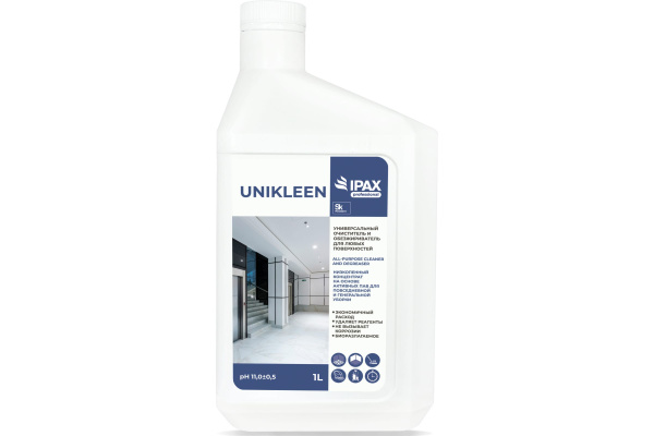 Фото Универсальный очиститель и обезжириватель Юниклин Unikleen IPAX, 1 л для клининга SEILOR