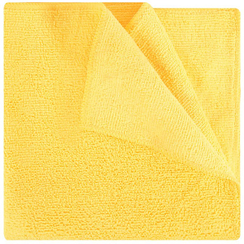 Фото Салфетка микрофибра 40х40 320 г/м желтая для клининга SEILOR