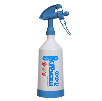 Фото Распылитель ручной Kwazar Mercury Pro+ 360° голубой pH 3-8, 1 л для клининга SEILOR