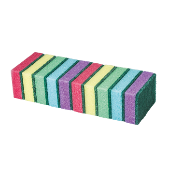 Фото Набор губок для мытья посуды 10 штук для клининга SEILOR