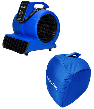 Фото Фен для сушки ковров и мебели 750W SEILOR Mechanic Blue с защитным чехлом для клининга SEILOR