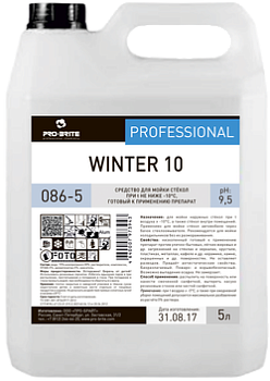 Фото Средство для мойки стёкол Winter 10 Pro-brite, 5 л для клининга SEILOR